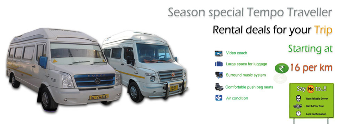 tempo traveller hire in delhi